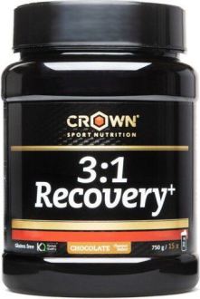 Crown Sport Nutrition Muscle Recovery 3 in 1 Recovery+Whey Isolate Chocolade 750 gr
