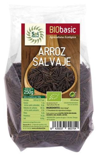 Sol Natural Biologische Wilde Rijst 250 gr