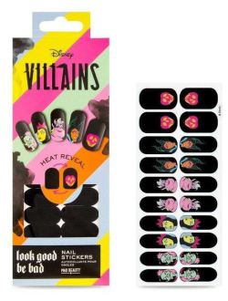 Mad Beauty Pop Villains Heat Reveal 5 stickers voor nagels