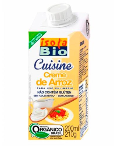 IsolaBio Biologische Rijst Kookroom 200 ml