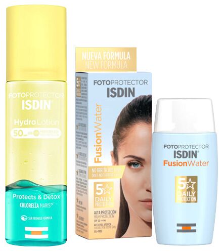 Fusion Water Zonnebrandcr&egrave;me SPF 50 50 ml + Hydro Lotion SPF 50 200 ml