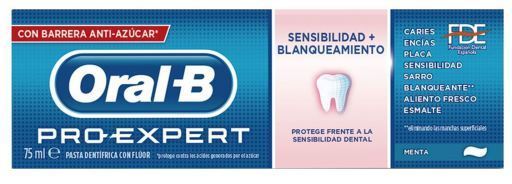 Oral-B Pro-expert Gevoeligheid en Whitening Tandpasta 75 ml