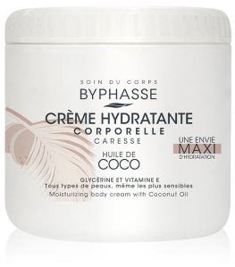 Byphasse Hydraterende Body Cream met Kokosolie 500 ml