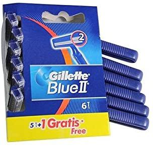 Gillette Wegwerp Scheermes Blauw II 6 st