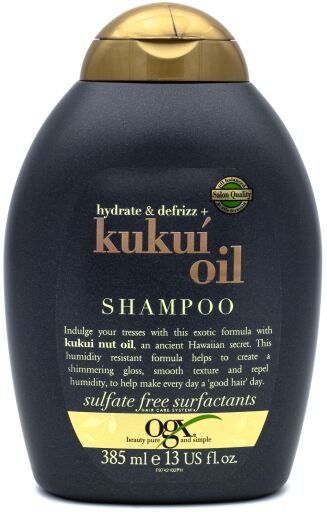 Ogx Kukui Oil Hydrate & Defrizz+ Shampoo 385 ml