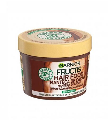 Fructis Masker 3 in 1 Cocoa Butter Nourished Curls 390 ml