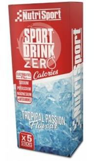 Nutrisport Sticks Sportdrank Zero zonder Cafe&iuml;ne 5x3,5 gr