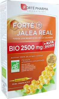 Fort&eacute; Pharma Biologische Koninginnegelei 2500 mg 20 Ampullen