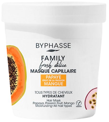 Byphasse Family Fresh Delice Papaja Passievrucht & Mango Masker 250 ml