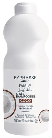 Byphasse Family Fresh Delice Coconut Conditioner Gekleurd Haar 400 ml