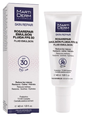 Martiderm Huidherstel Rosarepair Vloeibare Emulsie SPF 30 40 ml