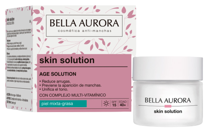 Skin Solution Age Solution Gecombineerde en Vette Huid Cr&egrave;me SPF 15 50 ml