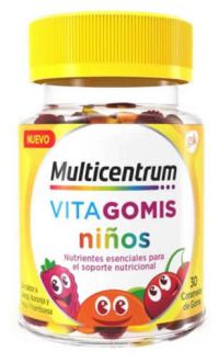 Multicentrum Vitagomis Vitaminen voor Kinderen 30 Eenheden