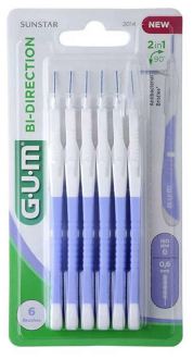 Gum Bi-directionele interdentale rager XS 0,6 mm 6 stuks