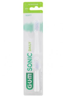 Gum Sonic Daily Brush-navullingen 2 eenheden