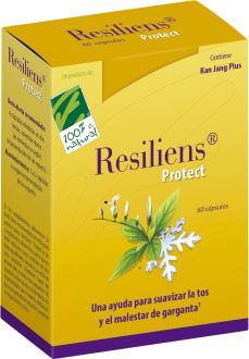 100% Natural Resiliens Bescherm 60 Capsules
