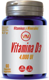 Ynsadiet Vitamine D3 4.000 IE 60 plantaardige capsules