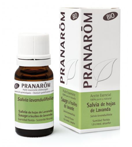 Pranarom Biologische lavendelbladsalie etherische olie 10 ml