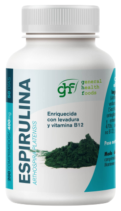 GHF Spirulina 400 mg 200 tabletten