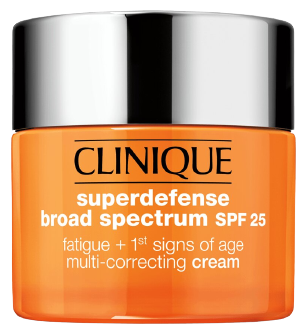 Clinique Superdefense Vermoeidheid + tekenen van veroudering Multicorrigerende cr&egrave;me SPF 25 Droge en gecombineerde huid