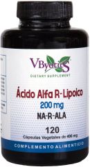 Vbyotics Alpha R-liponzuur 120 capsules Vbyotics Alpha R-liponzuur 120 capsules