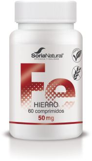 Soria Natural IJzer met vertraagde afgifte 60 capsules