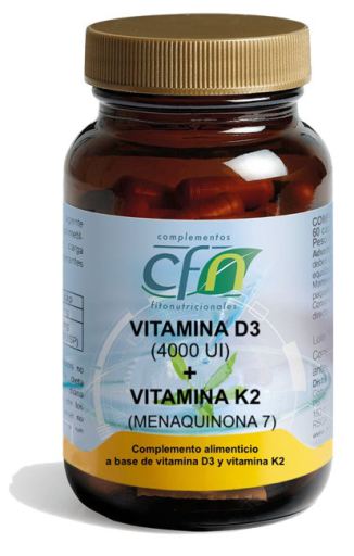 CFN Vitamine D3 + K2 60 capsules