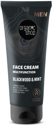 Organic Shop Blackwood & Mint Multifunctionele Gezichtscr&egrave;me 75 ml
