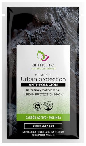Armon&iacute;a Cosm&eacute;tica Natural Urban Protection Masker voor de Vette Huid 10 gr