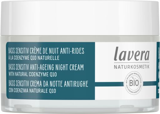 Lavera Basis Sensitiv Anti-Aging Nachtcr&egrave;me Q10 50 ml