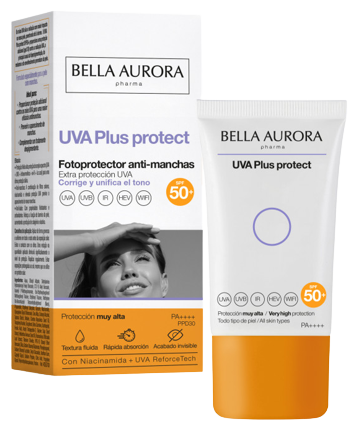 UVA Plus Protect Anti-Spot Zonnebrandcr&egrave;me SPF 50+ 50 ml