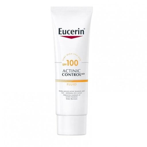 Eucerin Actinic Control MD Gezichts- en Lichaamscr&egrave;me SPF 100 80 ml