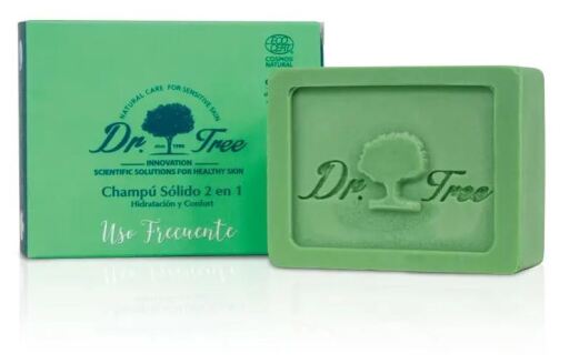 Dr. Tree 2 in 1 vaste shampoo voor frequent gebruik 75 gr