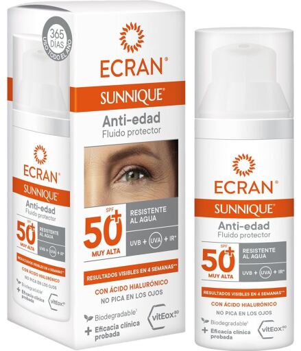 Sunnique Anti-Aging Gezichtsvloeistof SPF 50+ 50 ml