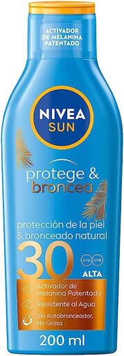 Nivea Zon Beschermt & Bruint Zonnemelk 200 ml