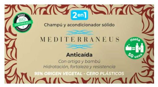 Mediterraneus Vaste anti-haaruitval shampoo en conditioner 50 gr