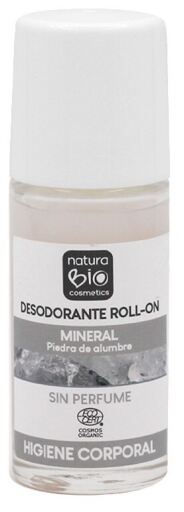 NaturaBIO Cosmetics Ongeparfumeerde minerale roll-on deodorant 50 ml