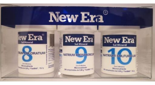 New Era Trio Metabolisme Minerale Zouten 3 stuks