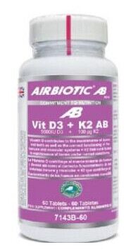 Airbiotic Vitamine D3 + K2 60 capsules
