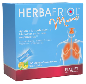 Eladiet Herbafriol Slijm 12 Zakjes