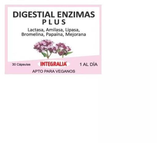 Integralia Spijsverteringsenzymen Plus 30 capsules.