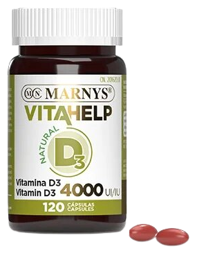 Marnys Vitahelp Vitamine D3 4000 IE 120 capsules