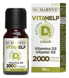 Vitahelp Vloeibare Vitamine D3 2000 IE 10 ml