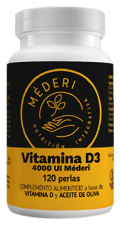 Vitamine D3 4000 IE 120 Parels