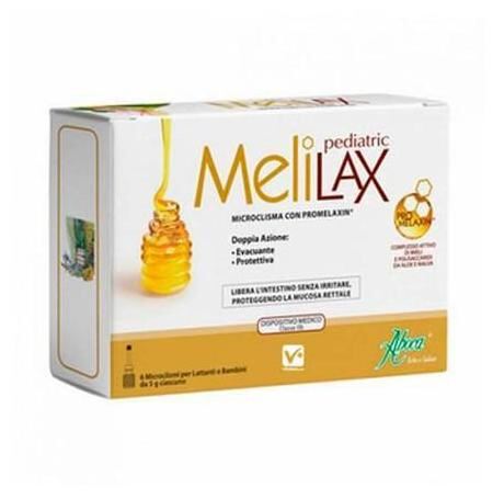 Aboca Melilax Pediatric 6 Microklysma's 5 gr