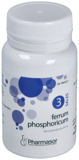 Pharmasor Zout 3. Ferrum Phosphoricum 100 tabletten