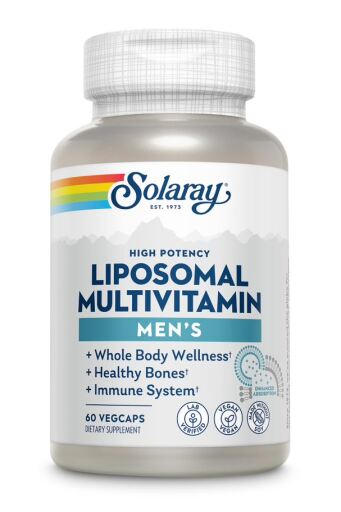 Solaray Liposomale multivitamine voor mannen, 60 capsules