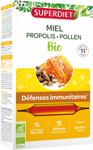 Superdiet Royal Jelly Honingpollen 20 flesjes