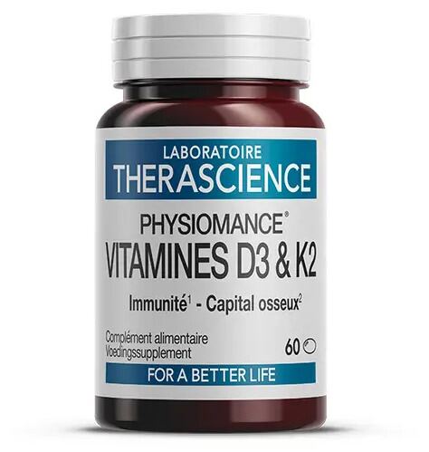 Therascience Physiomance Vitamine D3+K2 60 Capsules