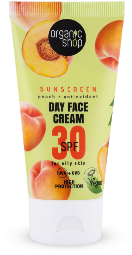 Zonnebrandcr&egrave;me Gezichtsdagcr&egrave;me met Perzik SPF 30 50 ml